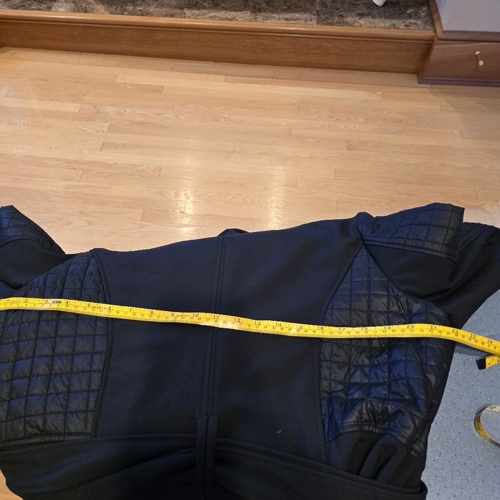Michael Kors Black Quilted Trench Coat - Picture 11 of 12